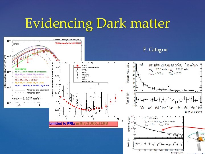 Evidencing Dark matter F. Cafagna 