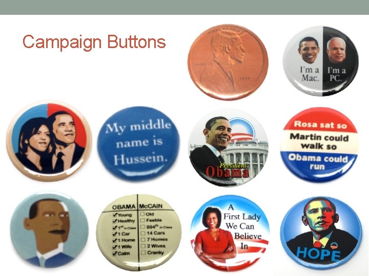 Campaign Buttons 