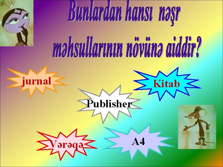 jurnal Kitab Publisher Vərəqə A 4 