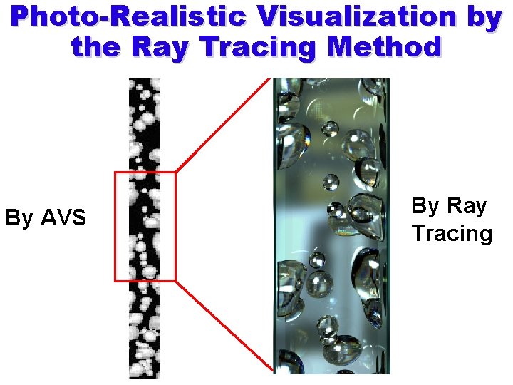 Photo-Realistic Visualization by the Ray Tracing Method By AVS By Ray Tracing 