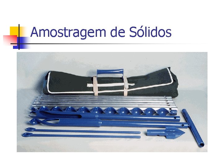 Amostragem de Sólidos 