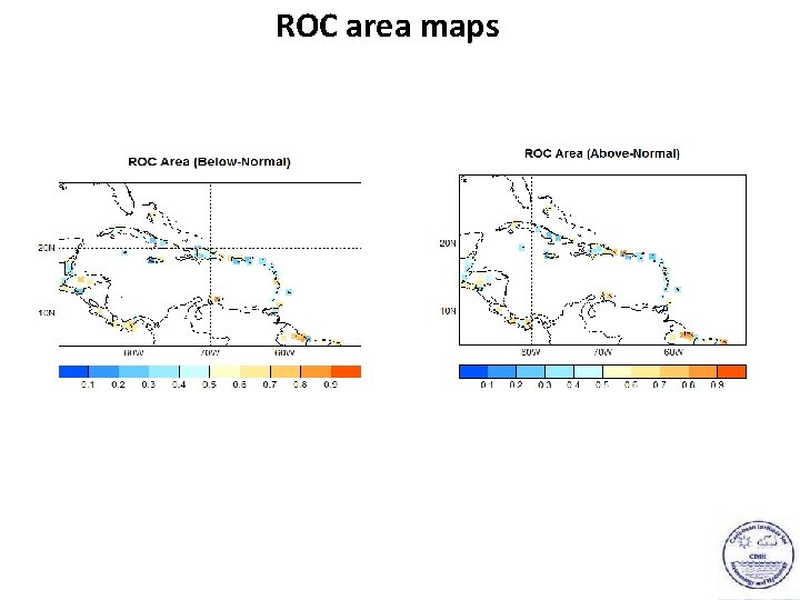 ROC area maps 