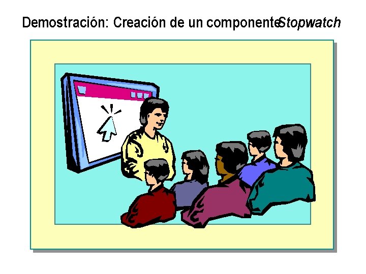 Demostración: Creación de un componente. Stopwatch 