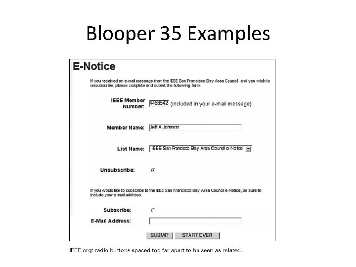 Blooper 35 Examples 