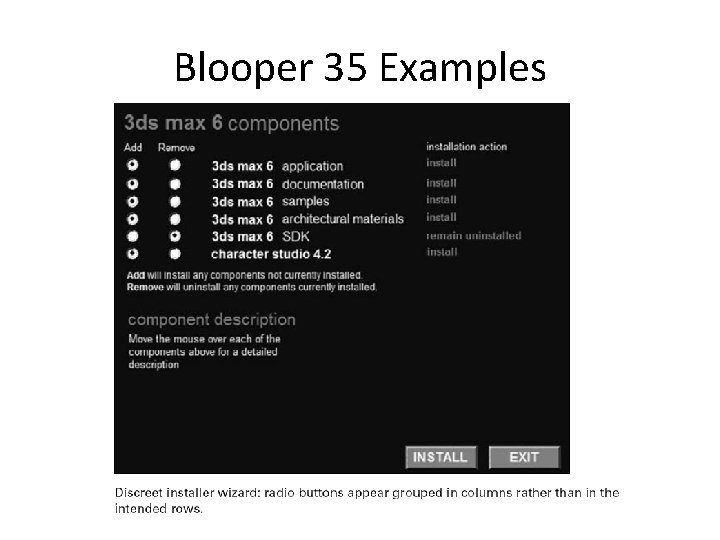 Blooper 35 Examples 