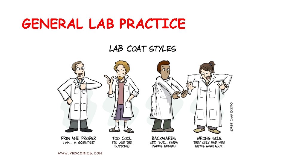 GENERAL LAB PRACTICE 