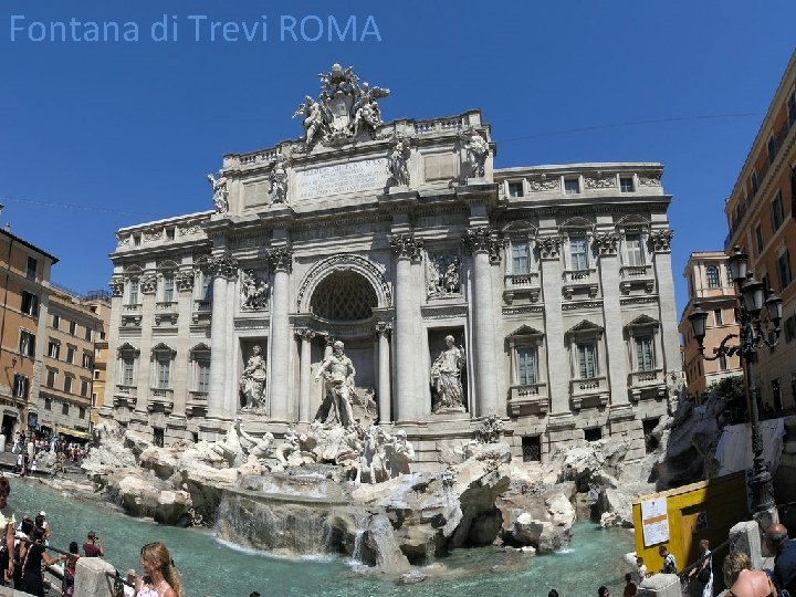 Fontana di Trevi ROMA 2/14/2022 Wahl der 3. Fremdsprache 3 