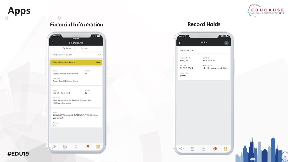 Apps Financial Information Record Holds 