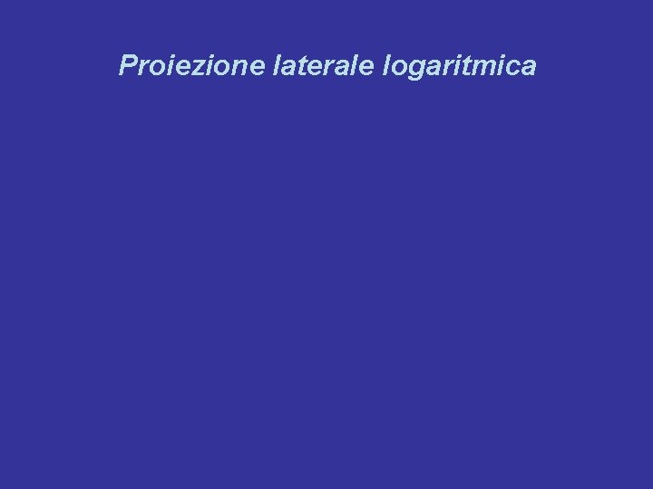 Proiezione laterale logaritmica 