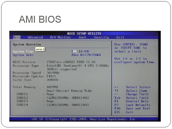 AMI BIOS 