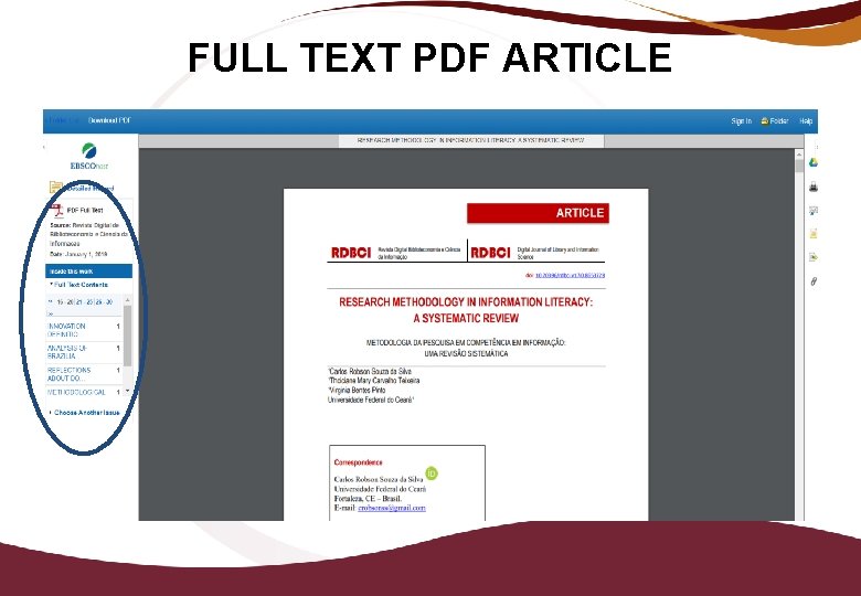 FULL TEXT PDF ARTICLE 
