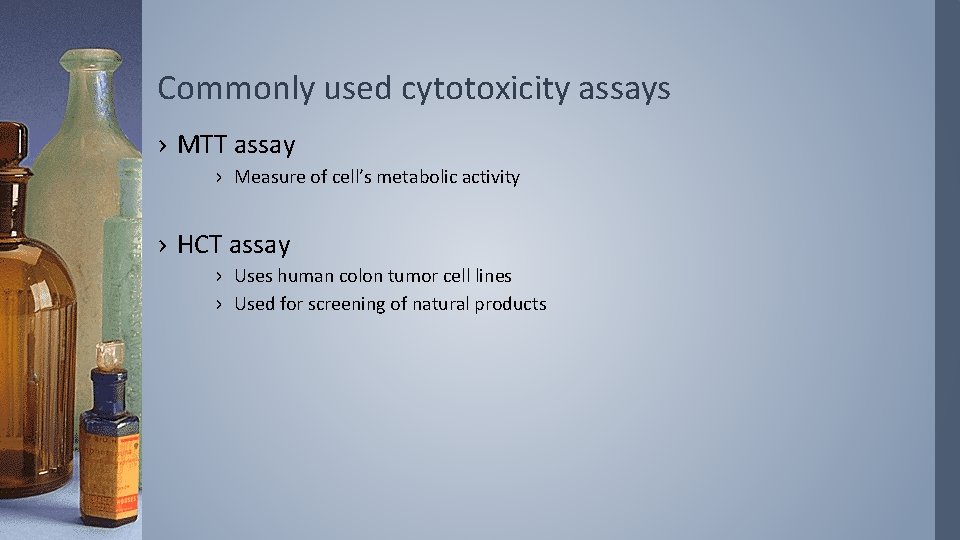 Commonly used cytotoxicity assays › MTT assay › Measure of cell’s metabolic activity ›