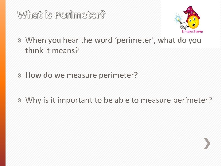 What is Perimeter? » When you hear the word ‘perimeter', what do you think