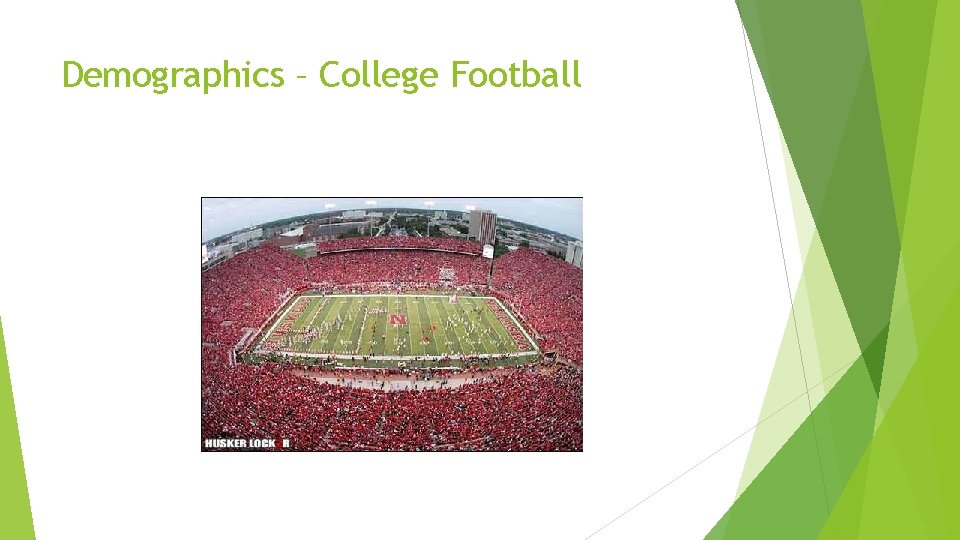 Demographics – College Football 