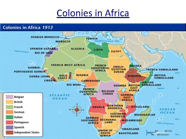 Colonies in Africa 