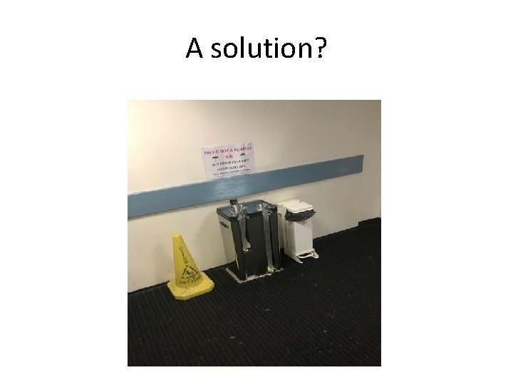 A solution? 