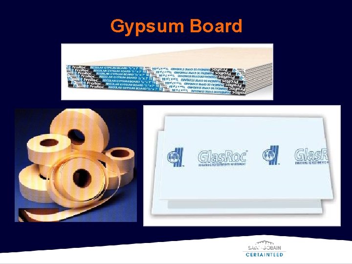 Gypsum Board Joint Tape Finishing Products 