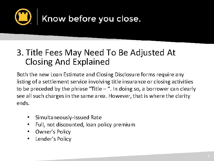 Five Things You Need to Know Before August 2015 3. Title Fees May Need