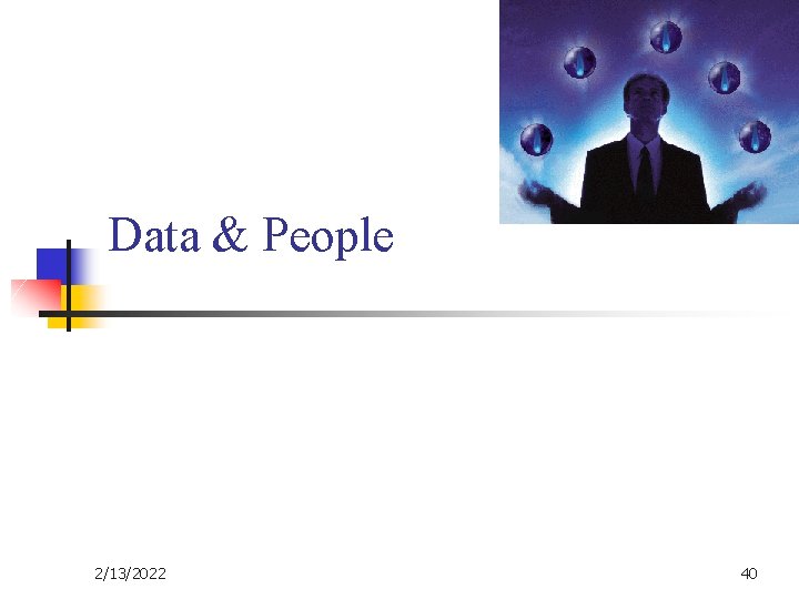 Data & People 2/13/2022 40 Data & People 2/13/2022 40