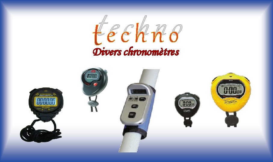 techno Divers chronomètres 