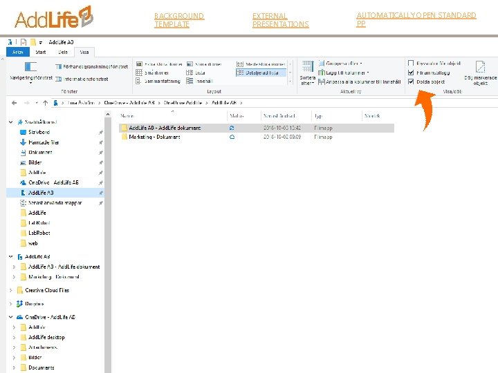 BACKGROUND TEMPLATE EXTERNAL PRESENTATIONS AUTOMATICALLY OPEN STANDARD PP 