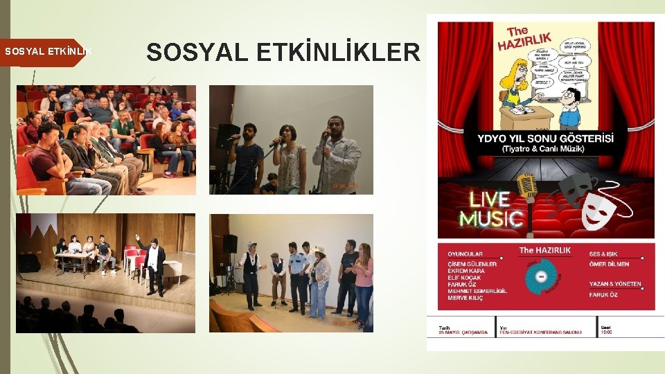 SOSYAL ETKİNLİKLER 