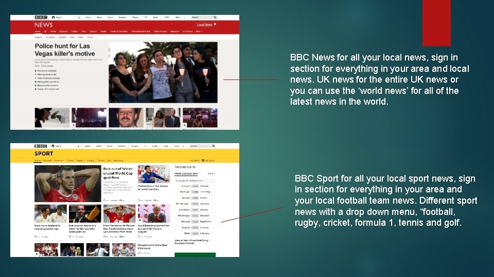 BBC News for all your local news, sign in section for everything in your