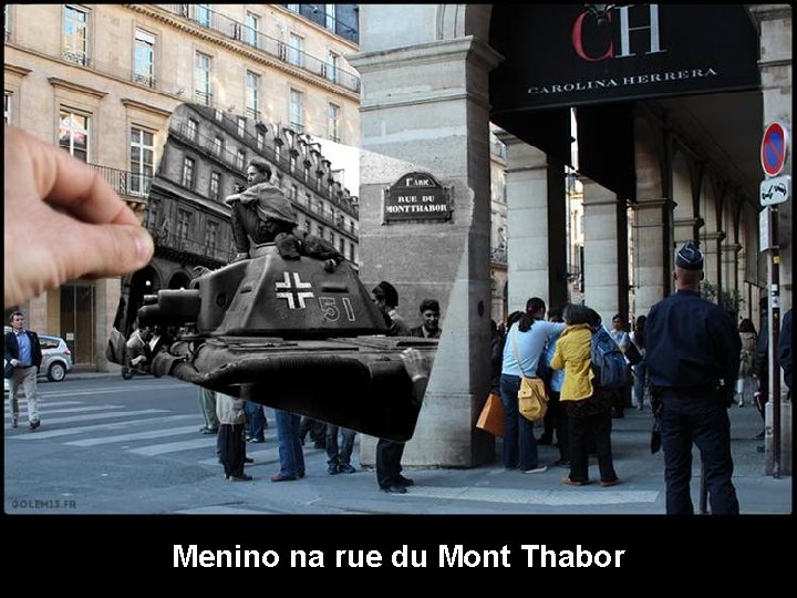 Menino na rue du Mont Thabor 