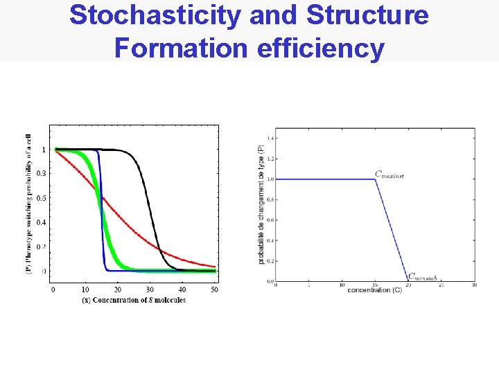 Stochasticity and Structure Formation efficiency 