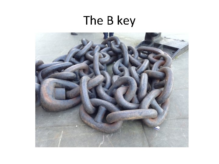The B key 