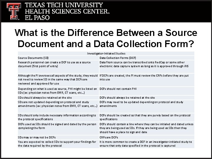 Basics of Building and Understanding Data Collection Forms