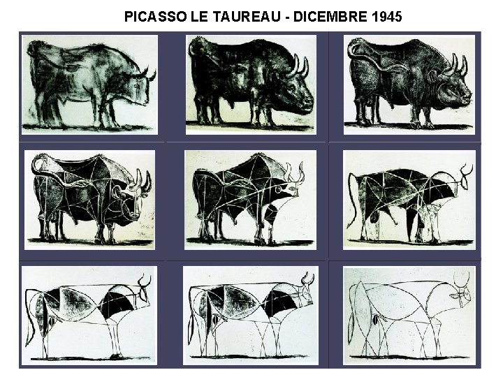 PICASSO LE TAUREAU - DICEMBRE 1945 