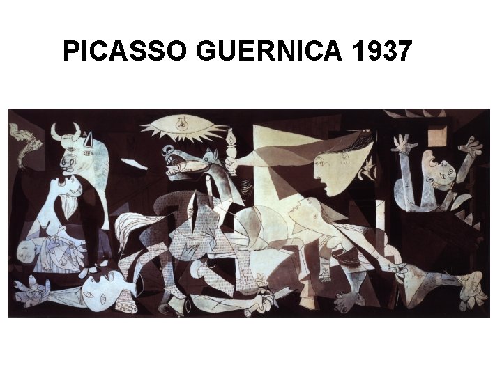 PICASSO GUERNICA 1937 