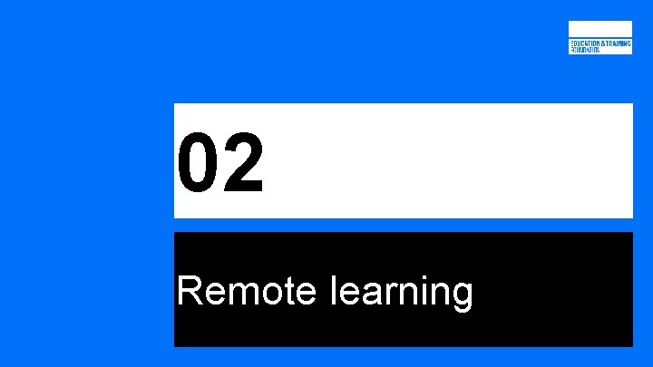 02 Remote learning 