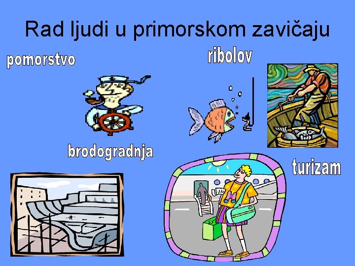 Rad ljudi u primorskom zavičaju 