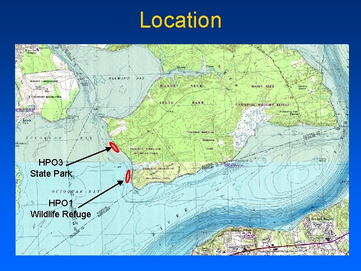 Location HPO 3 State Park HPO 1 Wildlife Refuge 