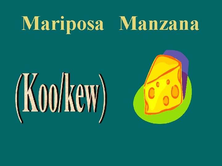 Mariposa Manzana 