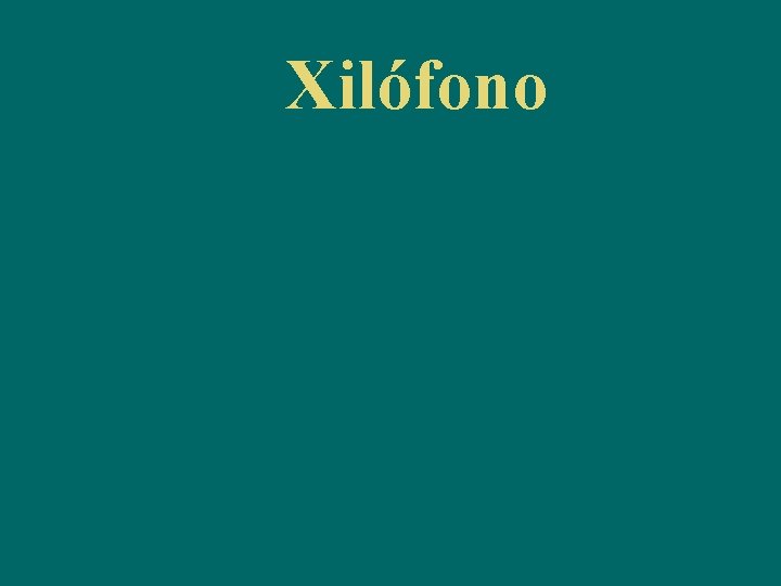 Xilófono 