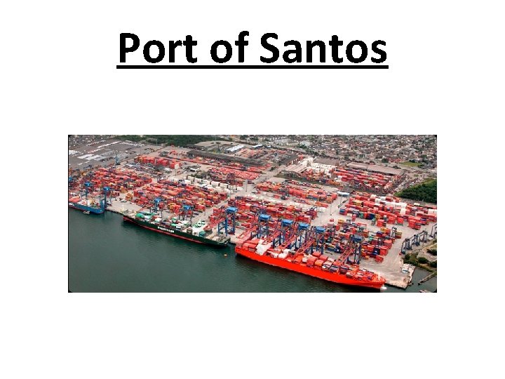 Port of Santos 