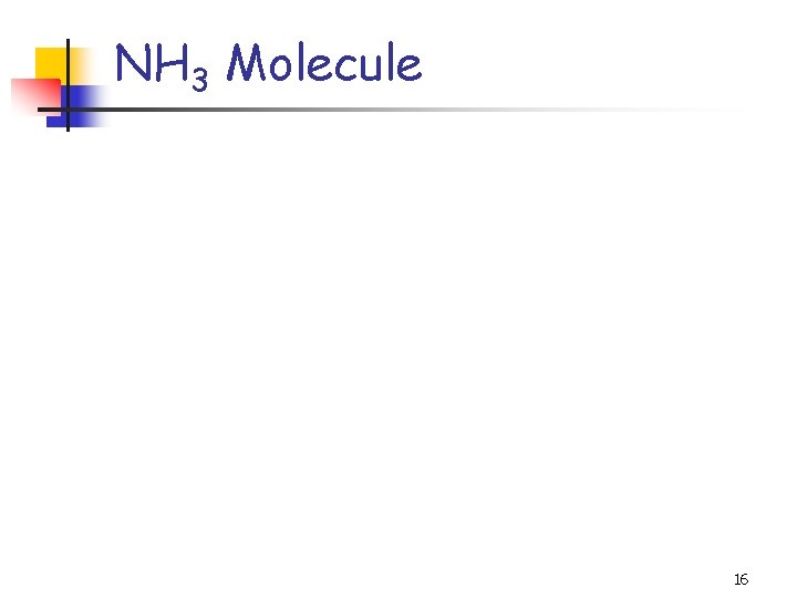 NH 3 Molecule 16 