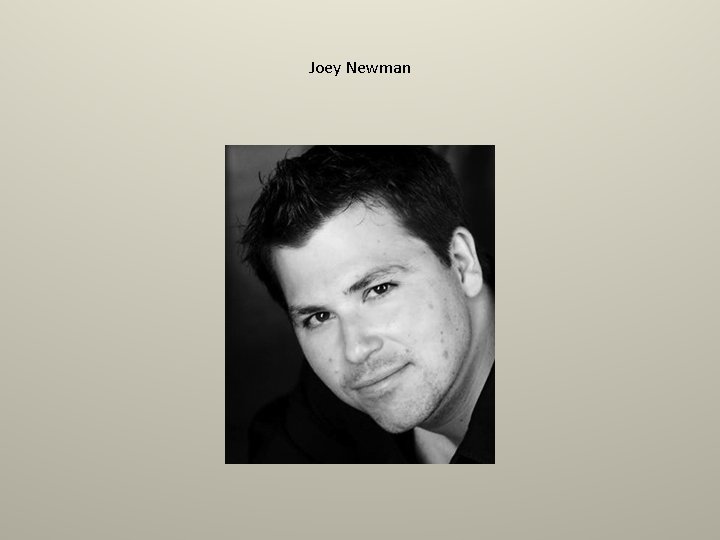 Joey Newman 