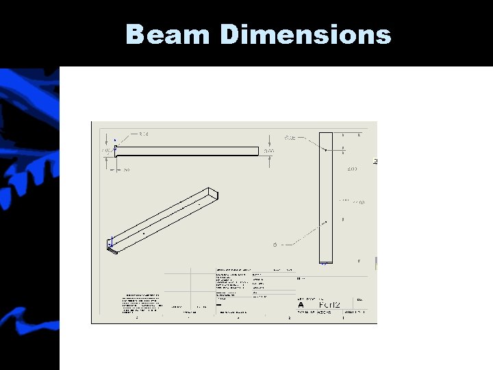 Beam Dimensions 