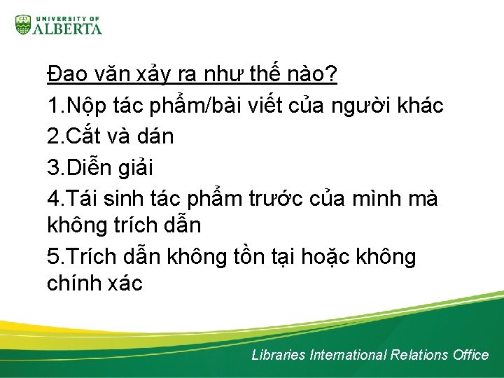 Đạo văn xảy ra như thế nào? 1. Nộp tác phẩm/bài viết của người