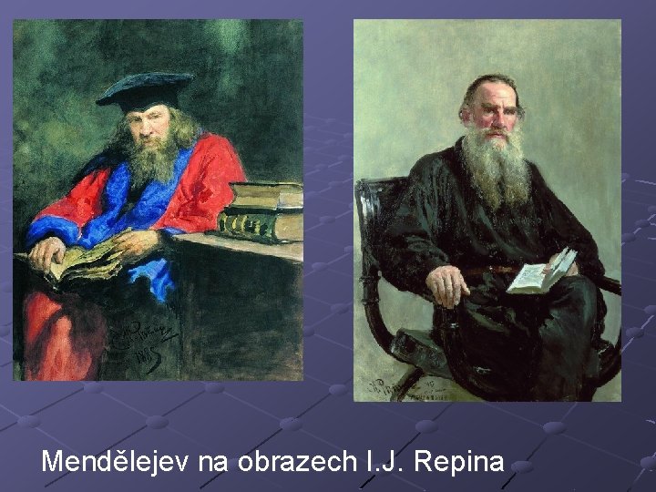 Mendělejev na obrazech I. J. Repina 