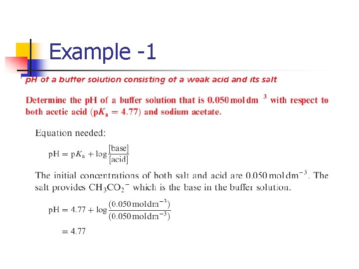 Example -1 