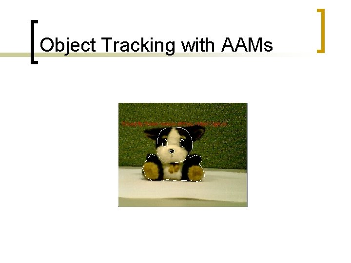 Object Tracking with AAMs 