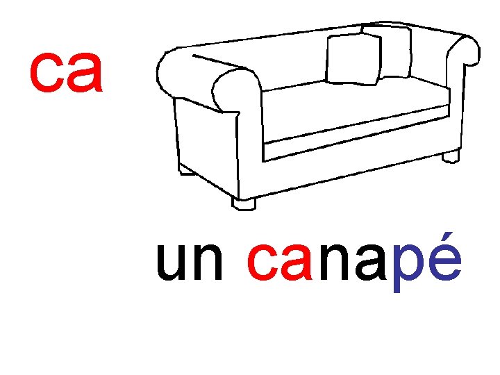 ca canapé un canapé 