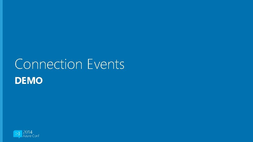 Connection Events DEMO 