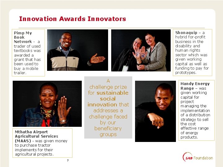 Innovation Awards Innovators Shonaquip – a hybrid for-profit business in the disability and human