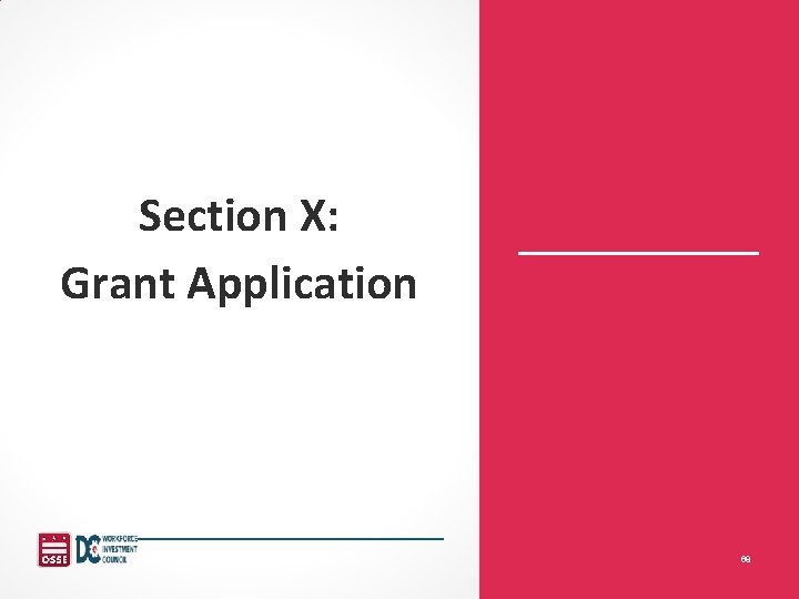 Section X: Grant Application 68 